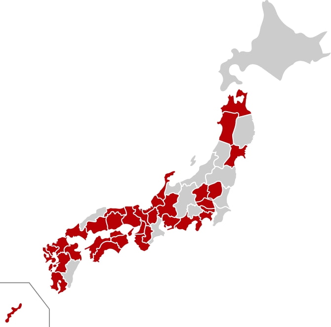 全国の高校からの採用実績50校以上