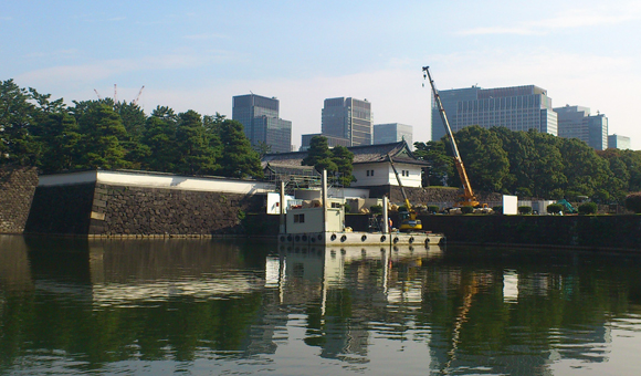 平成24年度皇居外苑桜田濠石垣修復工事