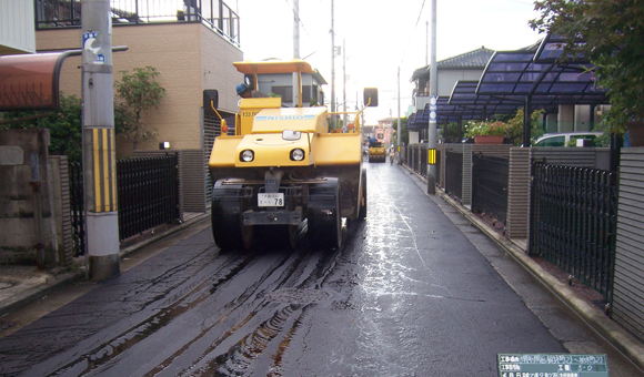 ガス工事跡及び水道工事跡道路本復旧工事