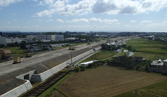 四国横断自動車道 大松工事