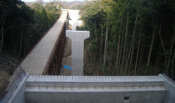 仁摩温泉津道路馬路 第2高架橋外下部工事